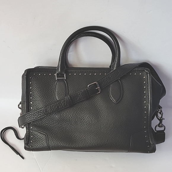 Rebecca Minkoff Nadine Top Handle Crossbody Black - Picture 1 of 11